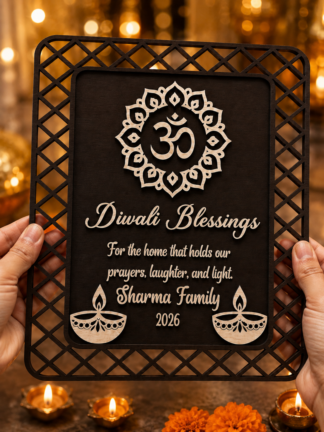 Diwali Blessings Plaque