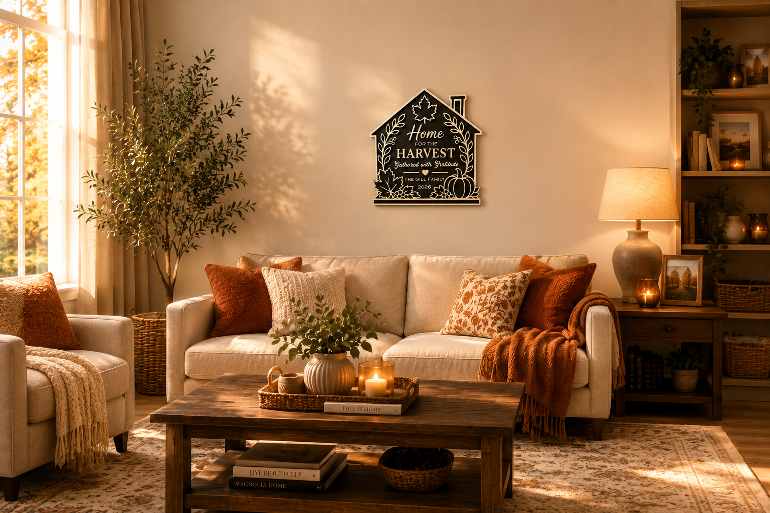 Personalized Thanksgiving Plaque