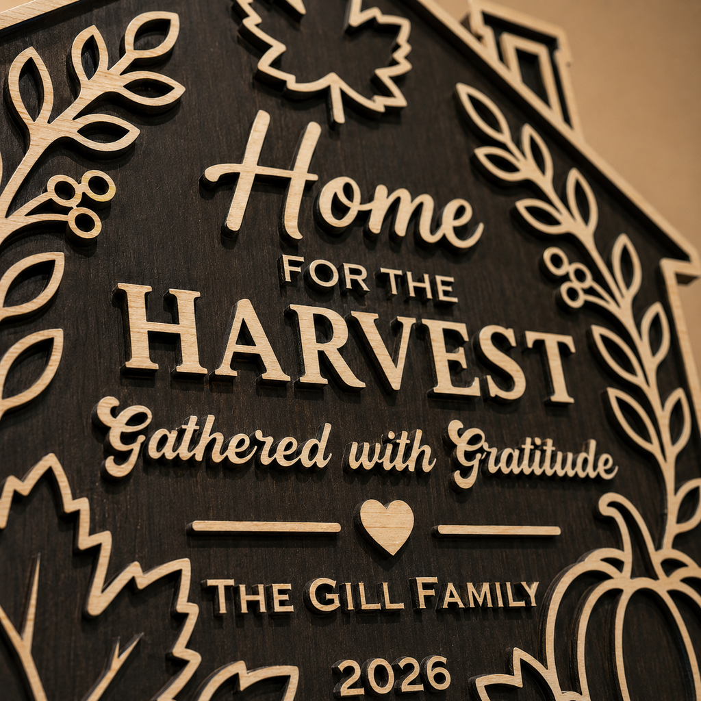 Personalized Thanksgiving Plaque