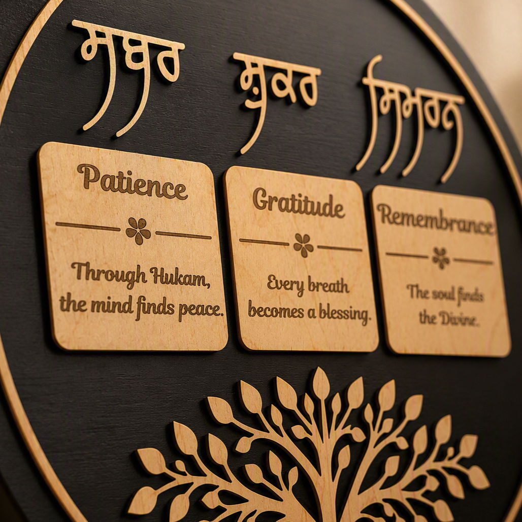 Sabar Shukar Simran Plaque